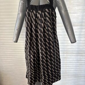 Black and White Linen Dress - Maeve from Anthropologie (M)